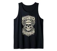 Philosophie Gothique Carpe Diem Memento Mori Skull Débardeur