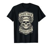 Philosophie Gothique Carpe Diem Memento Mori Skull T-Shirt