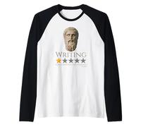Philosophie Grecque athénienne Antique Meme - Platon - Écriture Manche Raglan