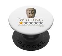 Philosophie Grecque athénienne Antique Meme - Platon - Écriture PopSockets PopGrip Adhésif