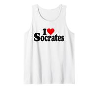 Philosophie grecque SOCRATIQUE « I LOVE HEART SOCRATES » Débardeur