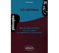 Les grandes notions philosophiques