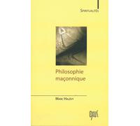 Philosophie maçonnique - Marc Halévy - Oxus Eds - broché - Essai