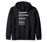 Philosophie Metaphysique Théologie Science Humour T-Shirt Sweat à Capuche