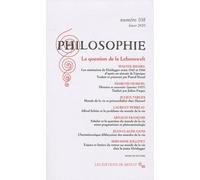 Philosophie N° 108, Hiver 2010 - La Question De La Lebenswelt
