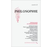 Philosophie 42 Theologie Et Philosophie