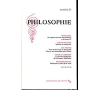 Philosophie, numéro 65