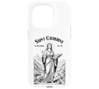 Philosophie Philosophe Patron Sainte Catherine Philosophes Coque pour iPhone 15 Pro
