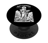 Philosophie Philosophe Patron Sainte Catherine Philosophes PopSockets PopGrip Adhésif