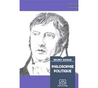 Philosophie politique - Bruno Guigue - Delga - broché - Etude