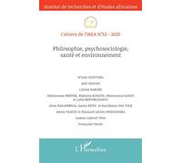 Philosophie, psychosociologie, santé et environnement - Collectif - L'harmattan - broché - Revue