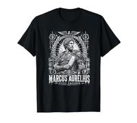 Philosophie Romaine de l'empereur stoïcien Marc Aurèle T-Shirt Graphique avec Valeur