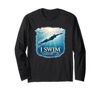 Philosophie sous-Marine « I Swim Therefore I Am Swimmer » Manche Longue