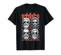 Philosophie stoïcienne Amusante Stoïciens Band Philosophes T-Shirt Graphique avec Valeur