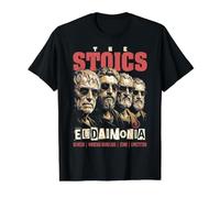 Philosophie stoïcienne drôle Stoïcisme Band Philosophe T-Shirt Graphique avec Valeur