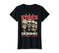 Philosophie stoïcienne drôle Stoïcisme Band Philosophe T-Shirt Graphique avec Valeur