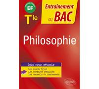 Philosophie, Terminale Épreuve finale - Mathieu Cochereau - Ellipses - broché - Scolaire / Universitaire