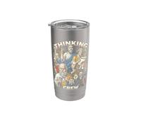 Philosophie Thinking Crew Philosopher Funny Philosophers Gobelet isotherme en acier inoxydable double paroi
