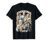 Philosophie Thinking Crew Philosopher Funny Philosophers T-Shirt