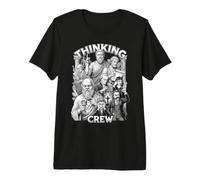 Philosophie Thinking Crew Philosopher Funny Philosophers T-Shirt Haut de Gamme