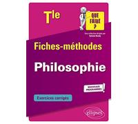 Philosophie Tle: Fiches-méthodes. Nouveaux programmes