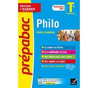 Philosophie Tle générale - Prépabac Réussir l'examen - Bac 2023: nouveau programme de Terminale