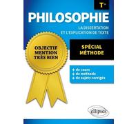 Philosophie Tle Spécial Méthode - La Dissertation Et L'explication De Texte