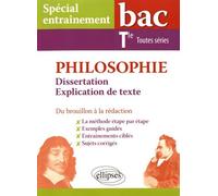 Philosophie Tle Toutes Séries - Dissertation Et Explication De Texte, Du Brouillon À La Rédaction