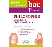 Philosophie Tle toutes séries: Dissertation et explication de texte, du brouillon à la rédaction