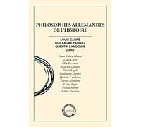 Philosophies allemandes de l'histoire