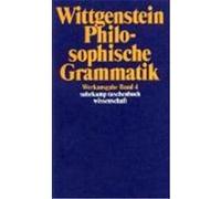 Philosophische Grammatik Wittgenstein, Ludwig (Auteur)