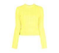 Philosophy di Lorenzo Serafini - Maglione Lana Trecce - Femme - Pulls - Jaune - Taille: 40 FR