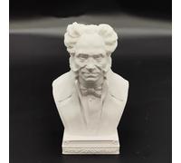 Philosophy Hegel Statue Germany Kant - Figurine de buste avec impression 3D de Hegel Sculpture Nietzsche pour salon, maison, ordinateur, collection Heidegger, buste de 10 cm (Schopenhauer)