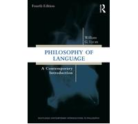 Philosophy of Language A Contemporary Introduction - G.William Lycan - Routledge - ebook (ePub) - Livre