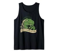 Philosoraptor Dinosaur Thinking, parodie académique amusante Débardeur