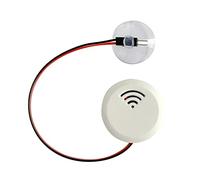 PHILSP Alarme de niveau d'eau pour réservoir, avec sonde de détection de fuite d'eau, système de sécurité de débordement, pour aquarium, alarmes domestiques, blanc