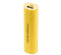 PHILSP Batterie externe portable USB pour 1 x 18650 DIY Jaune