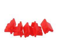 PHILSP Lot de 5 bouchons anti-poussière USB en silicone pour prise jack femelle - Pour tablette, ordinateur portable, ordinateur portable - Rouge