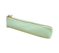 PHILSP Mini Trousse en PU pour Stylos Classique Trousse en Cuir PU en Cuir Synthétique Imperméable Portable pour Crayons Pochette en Cuir Colorée pour Stylos pour Étudiant Adulte Fournitures de Fête