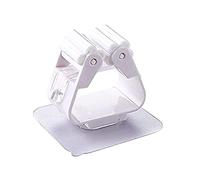 PHILSP Support mural pour balai et serpillère - Crochet de rangement pour salle de bain - Blanc