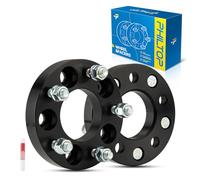 PHILTOP Lot de 2 adaptateurs de roue de 5 x 4,5 à 5 x 4,75, adaptateurs de roue centrés de 2,5 cm, boulons de changement de motif pour Edge, Explorer, Ranger, Explorer Sport Trac, pas de filetage 1/2