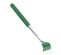 PHINGEER Gratte-dos portable extensible en métal avec poignée télescopique pour la tête, le dos, les jambes et autres massages chatouilles (vert foncé)