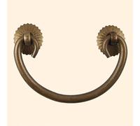 PhIree Poignées de Traction En Forme D'Arc de Style Bronze, Bouton de Tiroirs Ronds, Poignées de Tiroir de Poignée de Meubles En Laiton Pour Commode D'Armoire 1 Pièce (Longueur Totale, 75 Mm, B, Bro