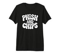 Phish and Chips - Funny Hacker T-Shirt Haut de Gamme