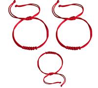 PHITECUS Bracelet Protection Naissance Bébé Fille Bébé Garçon Fille Garçon Maman et Moi Famille et Moi Amulette pour Enfant Cordon Porte Bonheur et Mauvais Oeil 7,62 cm Sans Pierre Précieuse