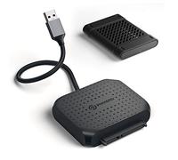 PHIXERO Adaptateur SATA vers USB 3.0 pour SSD/HDD 2,5" avec étui de protection, SATA vers USB 5 Gbit/s, compatible UASP pour Samsung/Seagate/WD/SanDisk, adaptateur USB vers SATA compatible avec PC/ordinateur portable/HD TV/PS5/PS4/Xbox