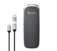 PHIXERO P10PRO Externe NVMe SSD 256Go jusqu'à 1050Mo/s, USB 3.2 Gen2, Con Câble USB C 2-en-1, Disque Dur Portable pour iPhone 15+/Android/Windows/Mac, Noir