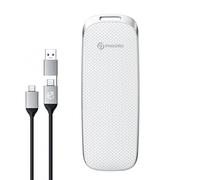 PHIXERO P10PRO Externe NVMe SSD 512Go jusqu'à 1050Mo/s, USB 3.2 Gen2, Con Câble USB C 2-en-1, Disque Dur Portable pour iPhone 15+/Android/Windows/Mac, Blanc