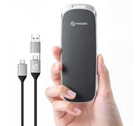 PHIXERO P10PRO Externe NVMe SSD 512Go jusqu'à 1050Mo/s, USB 3.2 Gen2, Con Câble USB C 2-en-1, Disque Dur Portable pour iPhone 15+/Android/Windows/Mac, Noir
