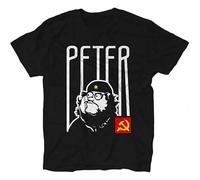 PHKVY Shirt T-Shirt Communist Peter Cartoon Griffin Cartoons Fun Black M